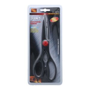 B.Bon 3-In-1 Multi-Purpose Scissor Black